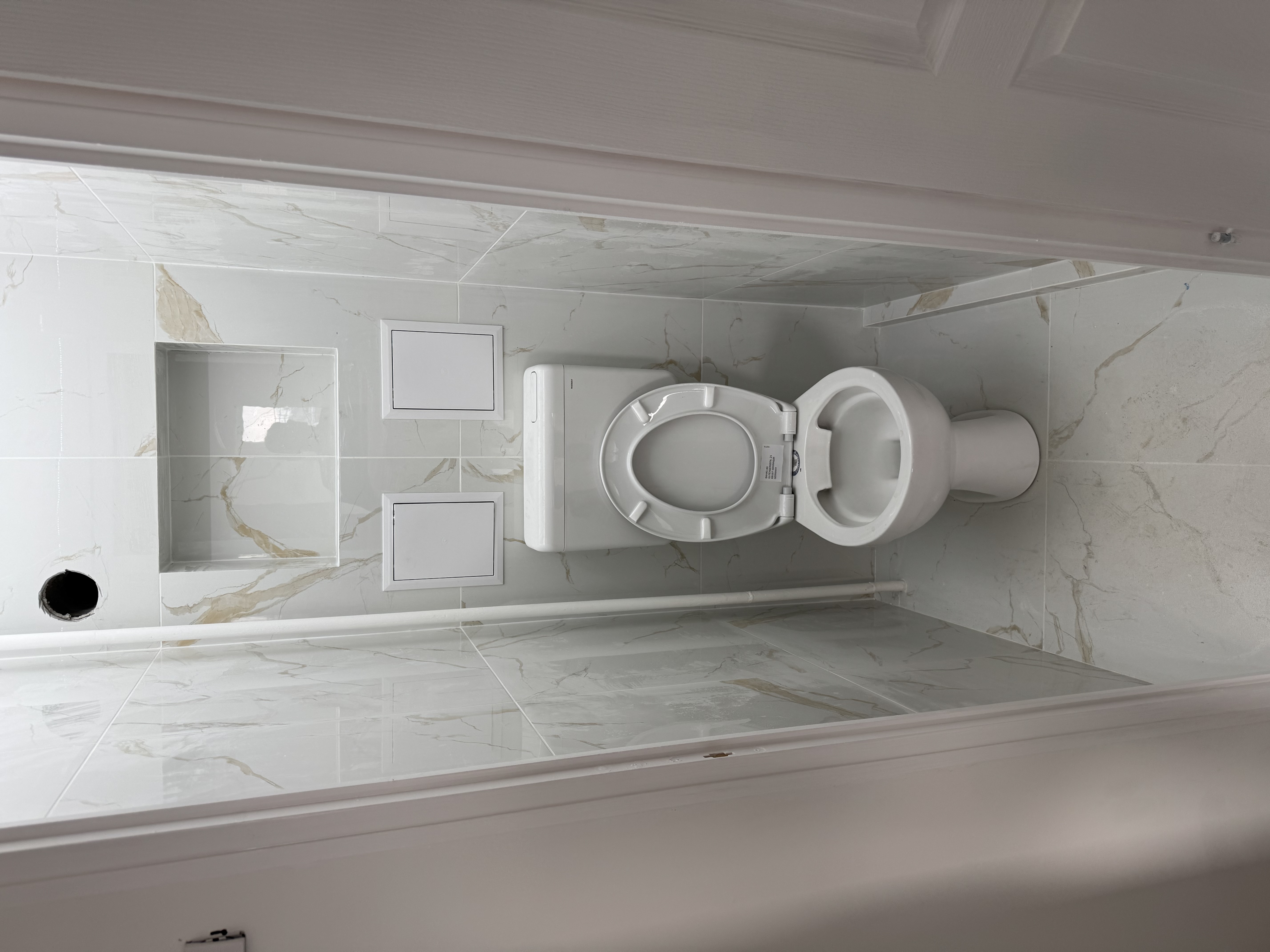 Panel WC – utána